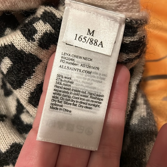 EUC Allsaints Leya Crewneck sweater - Picture 5 of 5